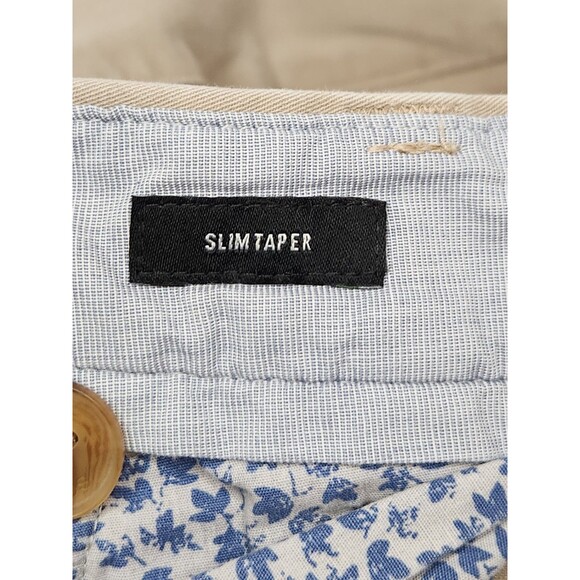 Bonobos Chino Pants Men's 32x32 Beige Khaki Slim Taper Stretch Preppy Lot Of 2 - Picture 5 of 7